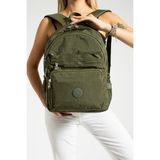 Unisex Okul Çantası Su Itici Hafif Klinkır Kumaş Günlük Sırt Çantası 40*30 cm Lise Ortaokul Çantası - Yeşil