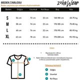 Unisex Oversize Kalıp Butterfly Kelebek Tasarım Baskılı Tshirt - Siyah
