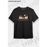 Unisex Oversize Kalıp Ohma Tokita Kengan Ashura Design Tasarım Baskılı Tshirt - Siyah