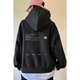 Unisex Oversize Life Baskılı Sweatshirt