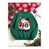 Unisex Oversize Noel Baba Yılbaşı Christmas Sweatshirt