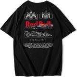 Unisex Oversize Red Bull RB19 T-Shirt - Siyah - M