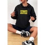 Unisex Oversize Shimmer Baskılı Sweatshirt
