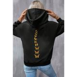 Unisex Oversize Sırt Kral Kelebek Baskılı Sweatshirt
