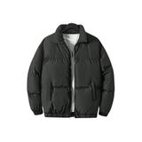 Unisex Oversize Siyah Waterproof Bomber Mont Siyah-L