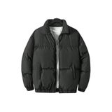 Unisex Oversize Siyah Waterproof Bomber Mont Siyah-XS