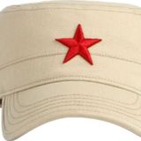 Unisex Pamuklu Yıldızlı Castro Şapka