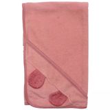 Unisex Pembe Polar Kulaklı Battaniye 90x90 cm