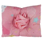 Unisex Pembe Renkli Yıldız Desenli Emzirme Yastığı