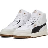 Unisex Puma Shuffle Downtown Mid Beyaz Sneaker Kadınlar İçin Düz Tabanlı Yetişkin Ayakkabı