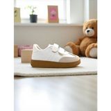 Unisex Rahat Tabanlı Hafif Esnek Ortopedik Cırtlı Günlük Çocuk Sneaker Spor Ayakkabı - Beyaz sneakerhan005