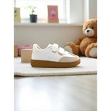 Unisex Rahat Tabanlı Hafif Esnek Ortopedik Cırtlı Günlük Çocuk Sneaker Spor Ayakkabı - Beyaz