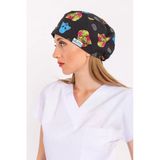 Unisex Renkli Star Wars Desenli Cerrahi Bone Hemşire Saç Bonesi