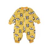 Unisex Sarı Panda Yıldız Desenli Uyku Tulumu 2.5 Tog