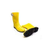 Unisex Sarı Pvc Uzun Lastik Çizme