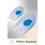 Unisex Silikon Jel Topukluk – Ayak Ağrısı Önleyici - Topuk Dikeni Yastığı - 35 - 37