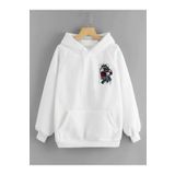 Unisex Sırt Baskılı Kapşonlu Oversize Sweatshirt