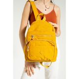 Unisex Sırt Çantası Günlük Kullanıma Uygun Lise Ortaokul Çantası Çok Cepli Okul Çantası 37*30 cm Klinkır - 37 x 30 cm - Sarı