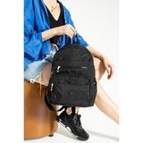 Unisex Sırt Çantası Günlük Kullanıma Uygun Lise Ortaokul Çantası Çok Cepli Okul Çantası 37*30 cm Klinkır - 37 x 30 cm - --Siyah