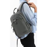 Unisex Sırt Çantası Paraşüt Kumaş Hafif Çok Cepli Yağmur Itici Kumaş 32*22 cm 571 Collection - 32 x 22 cm - Gri