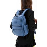 Unisex Sırt Çantası Paraşüt Kumaş Hafif Çok Cepli Yağmur Itici Kumaş 34*24 cm 571 Collection - 34 x 24 cm - Mavi