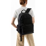 Unisex Sırt Çantası Paraşüt Kumaş Hafif Çok Cepli Yağmur Itici Kumaş 40*28 cm 571 Collection - 40 x 28 cm - Siyah