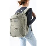 Unisex Sırt Çantası Paraşüt Kumaş Hafif Çok Cepli Yağmur Itici Kumaş 42*28 cm 571 Collection - 42 x 28 cm - Bej