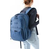 Unisex Sırt Çantası Paraşüt Kumaş Hafif Çok Cepli Yağmur Itici Kumaş 42*28 cm 571 Collection - 42 x 28 cm - Mavi