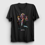 Unisex Siyah Band V2 LED Zeppelin T-Shirt 95538TT - M