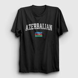 Unisex Siyah Bayrak Flag V2 Azerbaycan Azerbaijan T-Shirt 536563TT - M