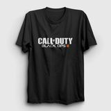 Unisex Siyah Black Ops Call Of Duty T-Shirt 26494TT