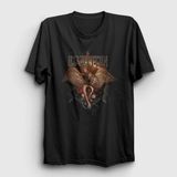 Unisex Siyah Crete LED Zeppelin T-Shirt 95623TT - M