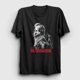 Unisex Siyah Daryl Dixon V2 The Walking Dead T-Shirt 520750TT - M