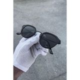 Unisex Siyah Güneş Gözlük Metal Çerçeve UV400 Koruma