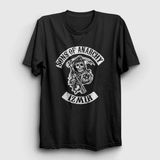 Unisex Siyah Izmir Sons Of Anarchy T-Shirt 215227TT - L