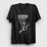 Unisex Siyah Jimmy Page LED Zeppelin T-Shirt 430978TT