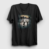 Unisex Siyah Logo The Walking Dead T-Shirt 219957TT - XL