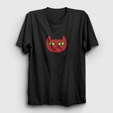 Unisex Siyah Marceline's Cat Hediye Kedi Kedili T-Shirt 511828TT