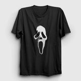 Unisex Siyah Maske Çığlık Korku Filmi Scream T-Shirt 511940TT - XL