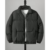 Unisex Siyah Mont Yağmur Rüzgar Geçirmez - 2XL