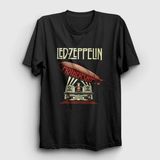 Unisex Siyah Mothership LED Zeppelin T-Shirt 96150TT - XL