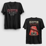Unisex Siyah Mothership V2 LED Zeppelin Sırt Baskılı T-Shirt 517487TT