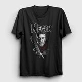 Unisex Siyah Negan Smith The Walking Dead T-Shirt 390373TT - XL