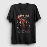 Unisex Siyah Nolan Film Prestige Prestij T-Shirt 486310TT - XL
