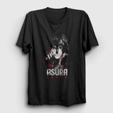 Unisex Siyah Ohma Tokita V2 Anime Kengan Ashura T-Shirt 318113TT - L