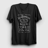 Unisex Siyah Old LED Zeppelin T-Shirt 96293TT - M