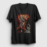 Unisex Siyah Poster Soldier Metal Slayer T-Shirt 481753TT