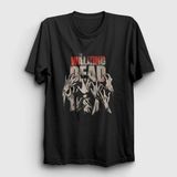 Unisex Siyah Rising The Walking Dead T-Shirt 390460TT - M