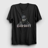 Unisex Siyah Soldier Call Of Duty T-Shirt 27409TT - M