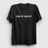 Unisex Siyah Sons Of Anarchy T-Shirt 215923TT